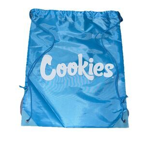 NEW Cookies Drawstring Logo Blue Bag Backpack With Straps